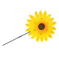thumbnail image 3 of Molinillo de viento de 21 pulgadas | Divertido juguete de carnaval y recuerdo de fiesta | Molino de viento para jardín | Amarillo, 3 of 9