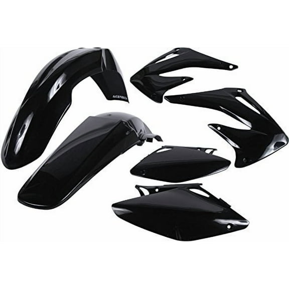 Acerbis Plastic Kit (Black) Compatible with 04 Honda CRF450R