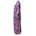 thumbnail image 3 of Womens Dresses Floral Print 3/4 Sleeve Crew Neck Button Front Dress Summer Casual Relaxed Fit A-Line Knee-Length Dress, 3 of 6