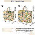 thumbnail image 2 of FORMRS Womens Corduroy Tote Bag Crossbody Shoulder Handbag with Pocket, Citrus Fruits, 2 of 7