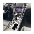 thumbnail image 4 of IRNUDENY Car Film Interior Stickers Center Console Gear Dashboard Air Door Handle Lift Panel Carbon Fiber Compatible for Infiniti Q50 2013-2022, 4 of 7