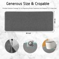 thumbnail image 2 of Bathtub Mat Non Slip Shower Soft PVC Loofah Bath Tub Mats for Bathroom 16''x40'', Grey, 2 of 8