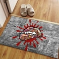 thumbnail image 5 of Lip Graffiti Rug, Graffiti Rugs, Accent Rug, Sexy Lip Rug, Soft Rug, Gift Rug, Gift For Him, Small Rug, Personalized Rug, Office Soft Rug, 3.3'x5' - 100x150 cm, 5 of 8