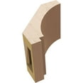 thumbnail image 6 of Ekena Millwork 5"W x 6"D x 6"H Imperial Rough Cedar Woodgrain TimberThane Knee Brace, Primed, 6 of 6