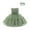 Green, variant on Baby Girls Ruffle Layered Tulle Tutu Dress, Bowknot V Back Birthday Party Pageant Formal Infant Gown with Headband Rose Red