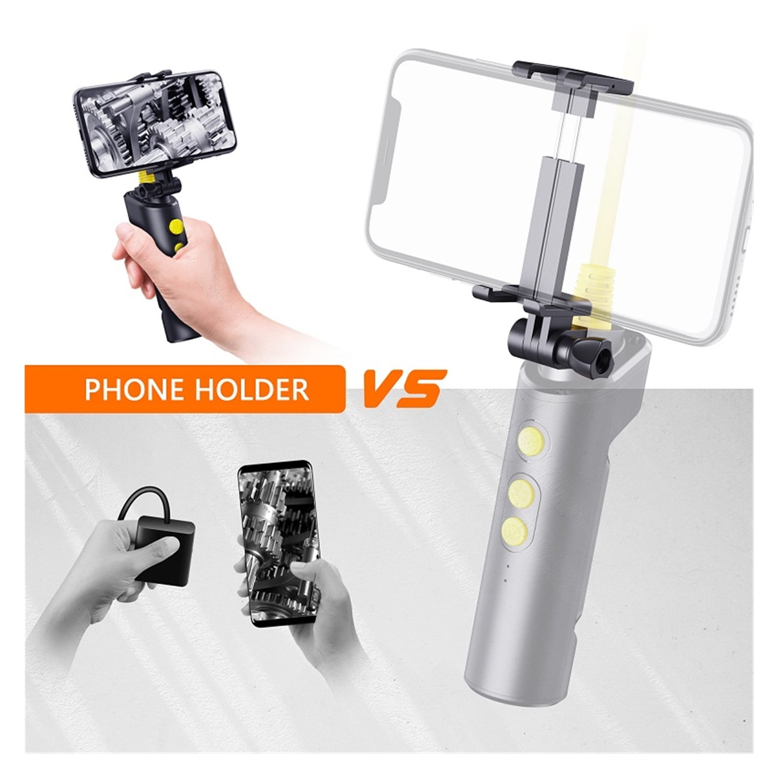F280 WIFI Endoscope Camera 8MM 5.5MM Dual Lens Camera HD1080P Snake Tube Rigid Cable IP68Waterproof Borescope , User-Friendly Borescopes