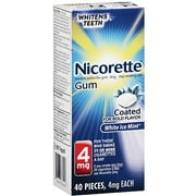 GlaxoSmithKline Nicorette Stop Smoking Aid, 40 ea