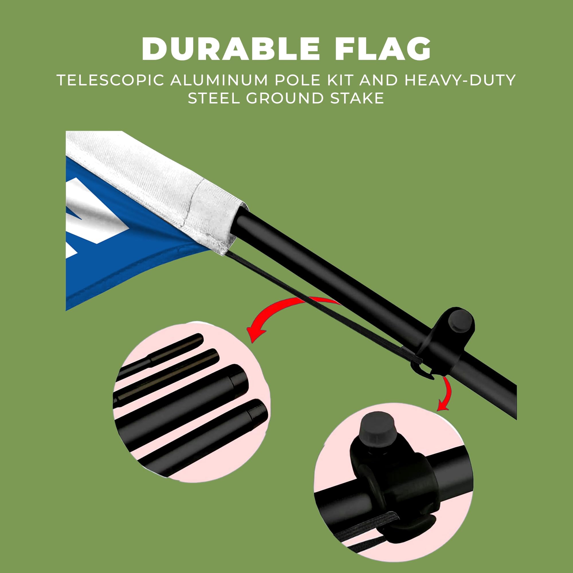 Auction Feather Flag(11.5feetX2.5feet) by DreamController | Outdoor Business Advertising Tall Flag | Weather-Resistant Knitted Swooper Flag | Made in USA | HD Print(Flag Only)