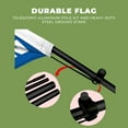 thumbnail image 2 of Auction Feather Flag(11.5feetX2.5feet) by DreamController | Outdoor Business Advertising Tall Flag | Weather-Resistant Knitted Swooper Flag | Made in USA | Fast delivery | HD Print (Flag Only), 2 of 2