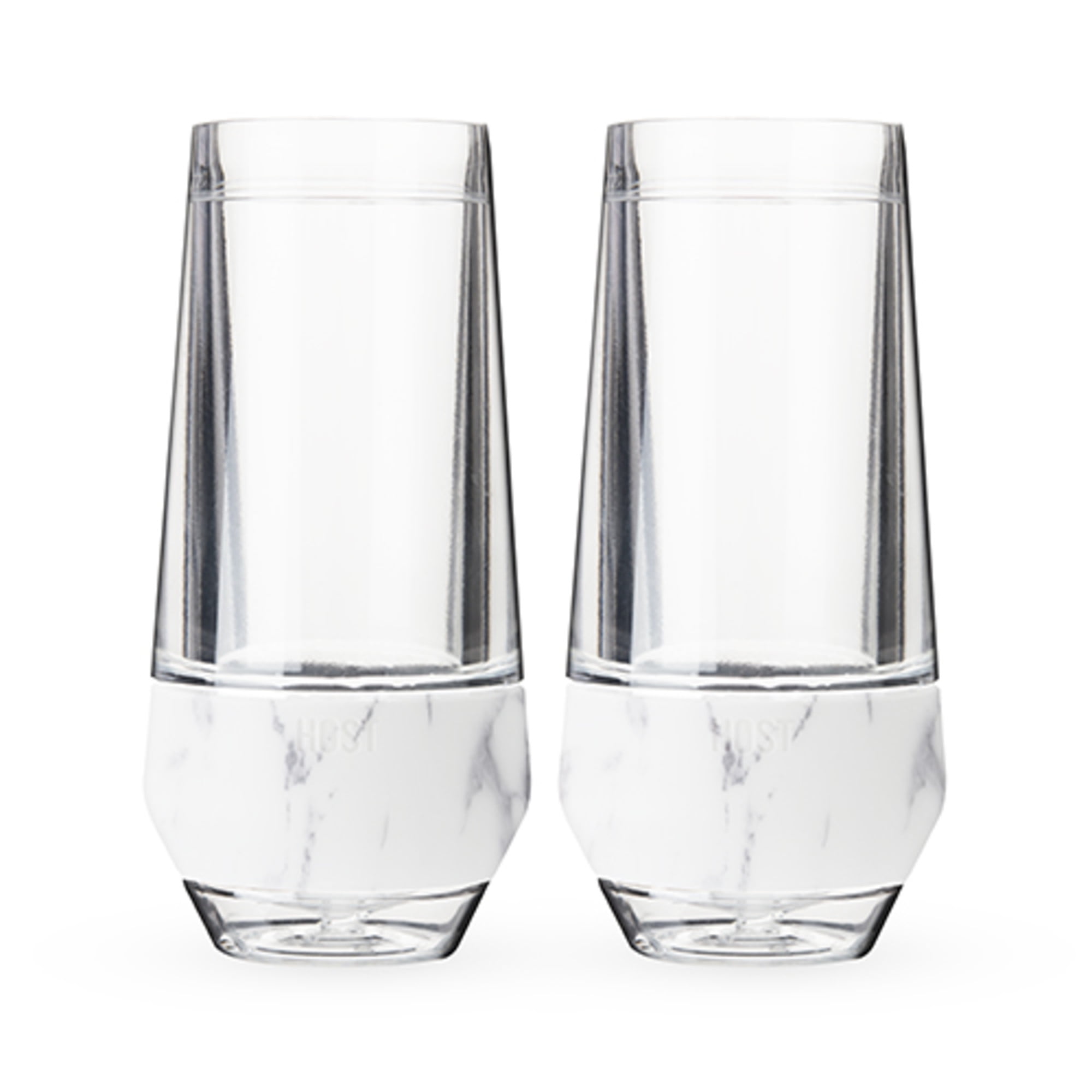 Beer Freeze Cooling Cups by Host , Set of 2 / Marble