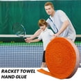 thumbnail image 4 of LJNYFDC Anti-slip Tennis Racket Sweatband Tennis Racket Towel 5 Meter Super Sweat Absorbent Thickened Non slip Soft Shockproof Badminton Tape, 4 of 7