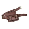 thumbnail image 2 of hengtong PU Leather Waist Bag Adjustable Strap Lightweight Water Resistant Fanny Pack Coffee, 2 of 9