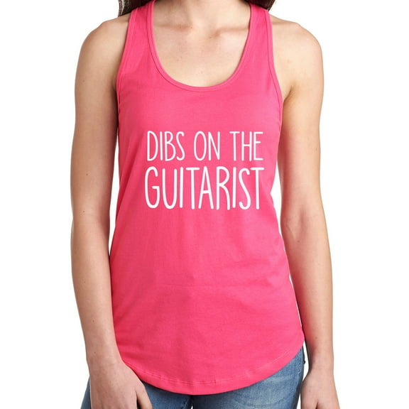 Dibs on the Guitarist Racerback Tank