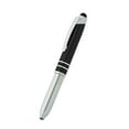 thumbnail image 3 of 2 Pack Tri-Function Stylus Ballpoint Flashlight Capacitive Styli Pen for Any Touchscreen iPhone, iPad, Tablet & Android Devices Blue/Black, 3 of 3