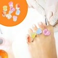 thumbnail image 3 of 8pcs Silicone Toe Separators, Pedicure Toe Dividers, Toe nail Manicure Dividers for Nail Polish Application, 3 of 4