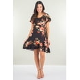 thumbnail image 2 of Maternity Ruffle Dress with Butterfly Sleeves and Adjustable Belt, 2 of 4
