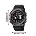 thumbnail image 3 of Rewenti Men'S Digital Watch Student Multi-Functional Alarm Watch Water-Resistants Sports Digital Wristwatch, 3 of 6