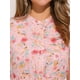 thumbnail image 5 of INSPIRE CHIC Vestidos de gasa para mujer, vestido mini sin mangas con flores, estilo A-line, color rosa, 5 of 6