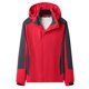 thumbnail image 1 of Chaquetas y abrigos casuales con capucha de manga larga para mujer, chaqueta deportiva para exteriores, resistente al viento, cálida, extraíble, para montañismo, chaqueta fina, abrigo de poliéster par, 1 of 2