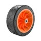 thumbnail image 2 of Rueda de carro de camping de 19 cm, silenciosa, para mantenimiento y reparación de carros de playa. Naranja, 2 of 8