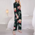thumbnail image 4 of Kll Baby Sloths Sleeping Print Women'S Long Sleeve Pajamas With Pants Sleepwear Loungewear 2 Set-Xx-Large, 4 of 9