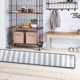 thumbnail image 7 of Dailycode Hallway Runner Rug 2x6 Non Slip Absorbent Soft Floor Mat for Home Kitchen Bedroom Entrance Sky Gray and White Stripes, 7 of 7