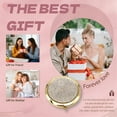 thumbnail image 7 of DESIGNICE Compact Mirror,Radiant Sparkle Look Pocket Mirror,Quick Makeup Assistant Mini Mirror,Style3, 7 of 7