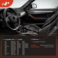 thumbnail image 2 of A-Premium Door Armrest Compatible with BMW 323i 2006-2011, 330i/325i/325xi/330xi 2006, 328xi/335xi 2007-2008, 335i 2007-2011, 328i 2007-2012, 335d, 335i 328i xDrive, Right Passenger Side, Gray, 2 Pcs, 2 of 5