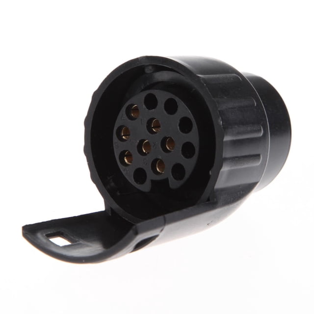 Enchufe De La Lámpara Convertidor adaptador de enchufe de caravana de remolque de 13 pines a enchufe de barra de remolque de 7 pines Lamparas Tmvgtek Para estrenar