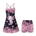 thumbnail image 5 of Yuyamidu Cute Axolotl Womens Tennis Dress Built in Shorts, Summer Exercise Workout Dress with Pockets Cherry Blossom Golf Athletic Dresses Size S, 5 of 7