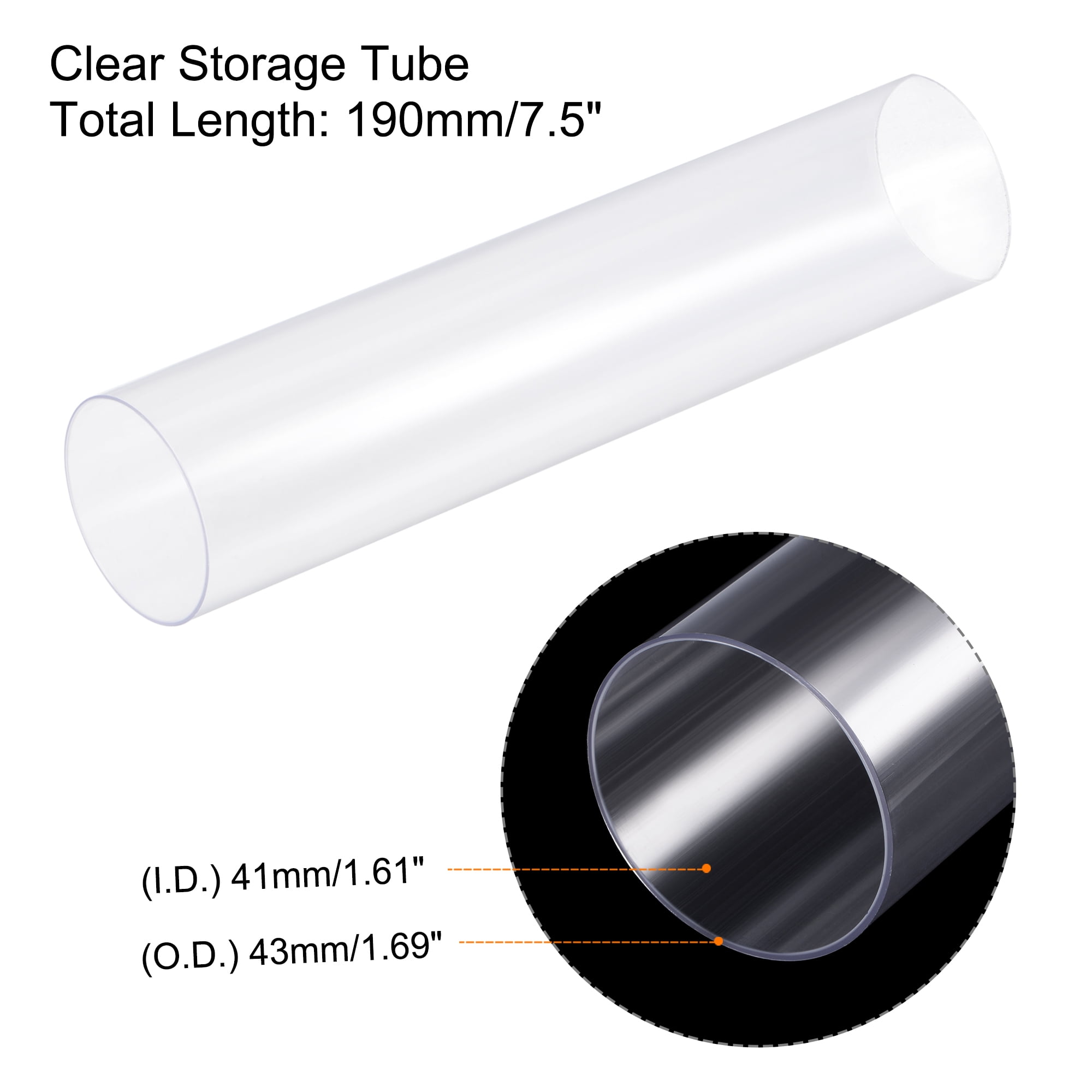 Wholesale clear plastic storage tubes with caps for Efficient Transport of  Liquids –
