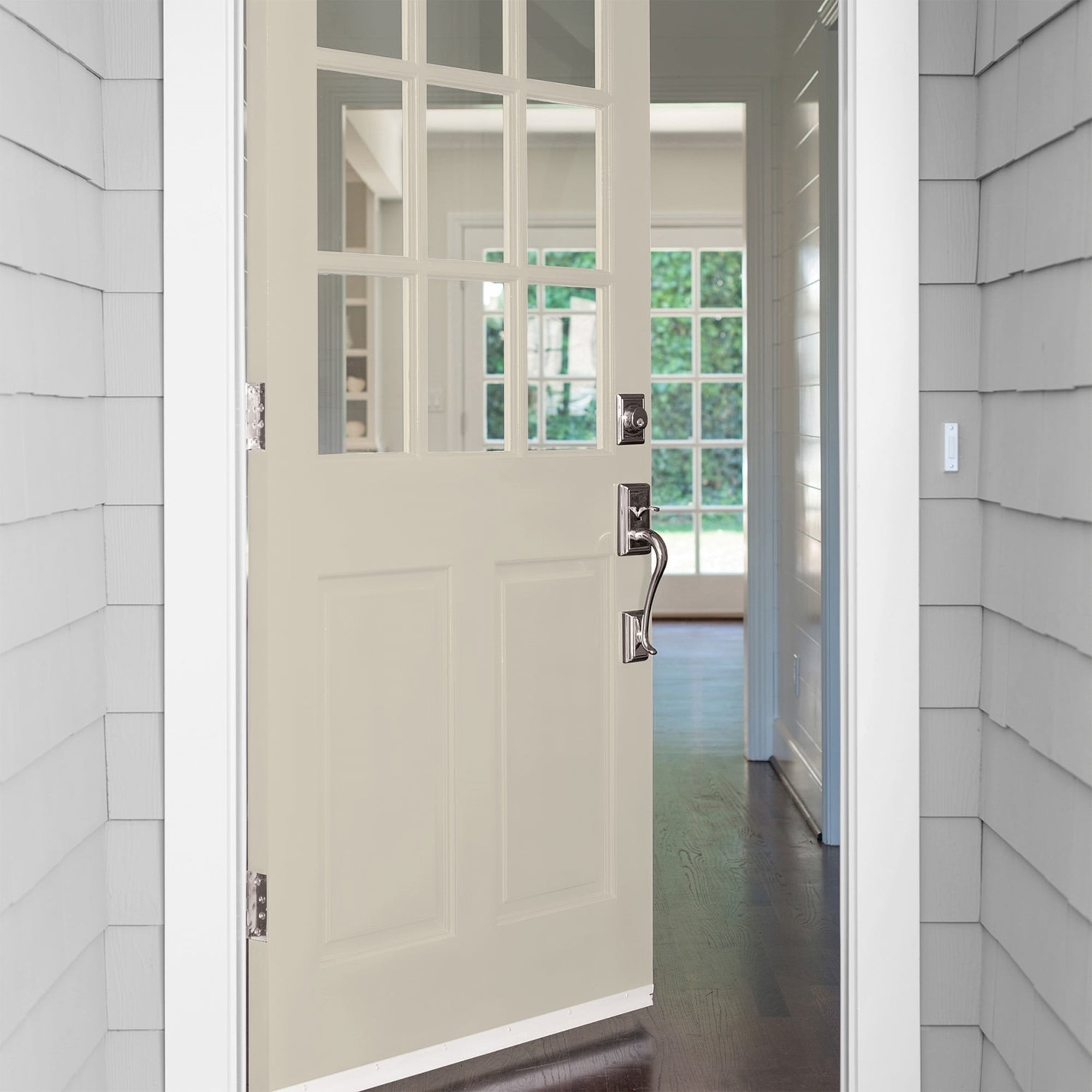 Glidden Fundamentals Ostrich Feather / Beige, Semi-Gloss Exterior Paint, 1 Quart
