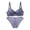 Purple, variant on Purple Womens Underwire Push Up Bra Thin Cup Bc Size 80B Color Purple Bust 35.43-36.61 Inches Under Bust 30.71-32.28 Inches Nylon Spandex Material Everyday Bra