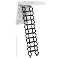 thumbnail image 3 of Mad Hornets 11 Steps Electirc Attic Ceiling Ladder 31.5*43.31" Black Alloy steel Loft Stairs, 3 of 18