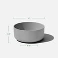 thumbnail image 4 of Veradek Mason Series Kona Bowl 14" Plastic-Stone Planter - Gray, 4 of 9