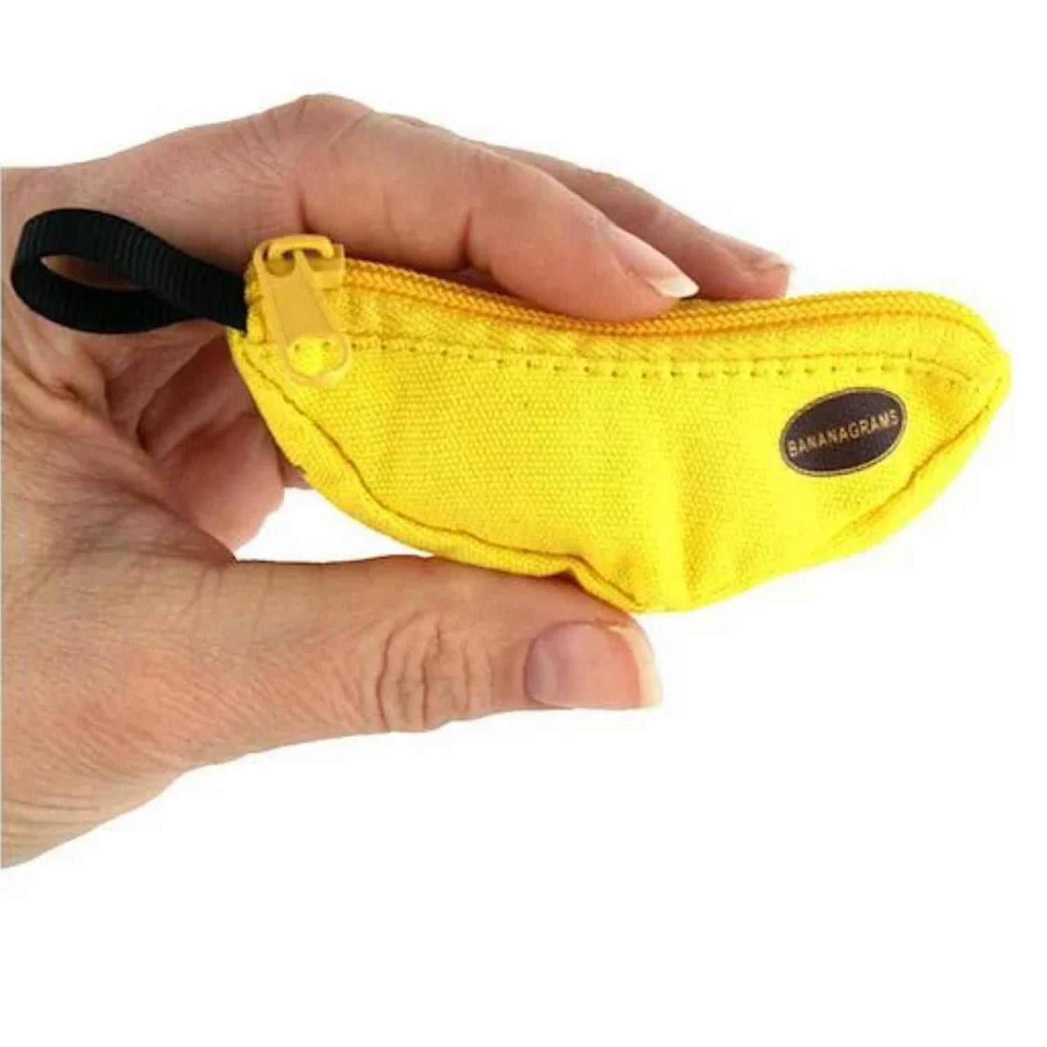 Asmodee - Bananagrams - Bananagrams: World's Smallest - Family Word Game - Includes: 1 Banana Pouch and 144 Tiles - 2 to 8 Players - Ages 8 and up - English