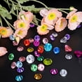 thumbnail image 5 of 100Pcs Acrylic Diamond 25mm Vase Filler Wedding Table Crystals Gems Confetti Purple, 5 of 6