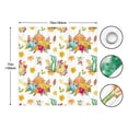 thumbnail image 4 of Pumpkin Autumn Shower Curtain Set with Hooks Fall Thanksgiving Harvest Bathroom Bathtubs Decor Durable Polyester Fabric 72"x72", 4 of 7