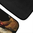 thumbnail image 5 of Renewold 4 Pieces Front and Rear Rooster Car Floor Mats Chicken Car Floor Mats All Weather Protection Non-slip Rubber Backing Universal Fit for Car Truck Sedan SUV, Black, 5 of 7