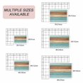 thumbnail image 6 of Farmhouse Aqua Brown Outdoor Rug 4x6 Ft, Non Slip Washable Area Rug, Vintage Wooden Striped Patio Rugs Carpet Runner, Large Floor Mat for Indoor/Outdoor Deck Porch Camping, 6 of 8