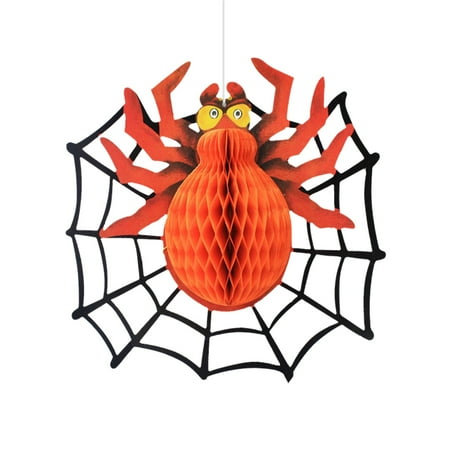 

Halloween Decoration Home Outdoor Pumpkin Ornaments Cardboard Pumpkin Folding Pendant Table Lamp Glass Shade Hanging Beads