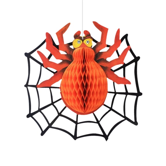 PYPESEEWY Halloween Decorations Hanging Swirl - 1PCS Hanging Halloween Ceiling Streamers - Large Size Ghost Pumpkin Witches Swirls for Home Indoor Outdoor Party Office Decor Supplies
