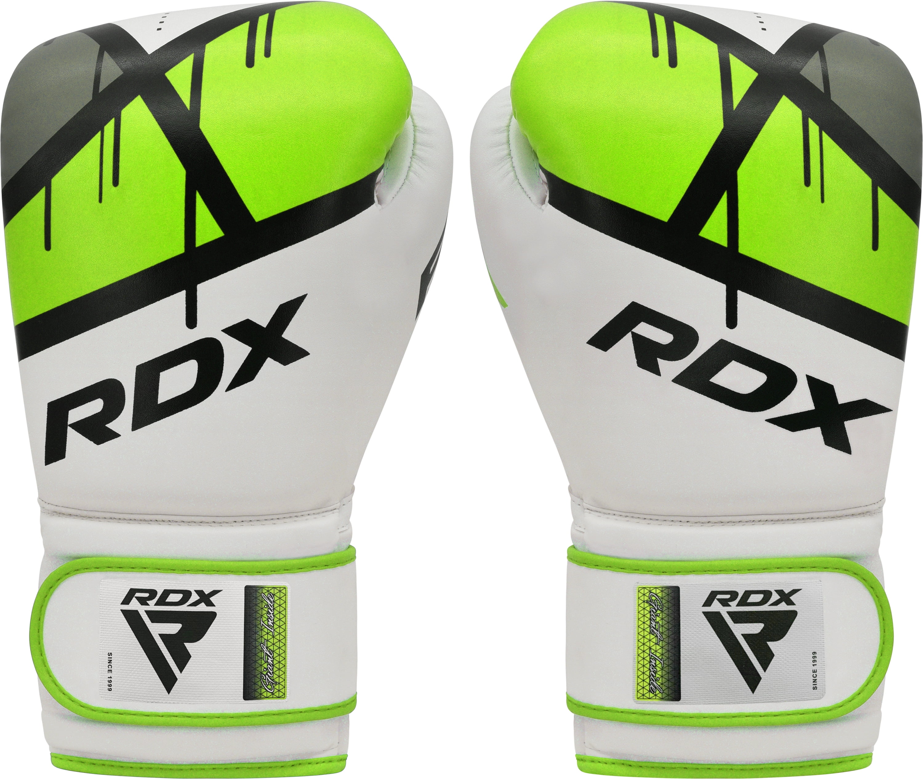 RDX Kids Boxing Gloves, 6oz Junior Training Mitts, Maya Hide Leather Ventilated Palm, Muay Thai Sparring MMA Kickboxing, Punch Bag Speed Ball Focus Pads Punching Workout, Youth Games Fun