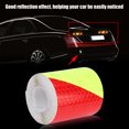 thumbnail image 4 of Etiqueta adhesiva de cinta de advertencia reflectante de 5 cm * 3 m para automóvil (fluorescencia + rojo), 4 of 8