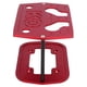thumbnail image 4 of Soporte de bandeja de sujeción de batería, bola de aluminio fresada, apto para baterías Optima 34/78, color rojo, 4 of 5