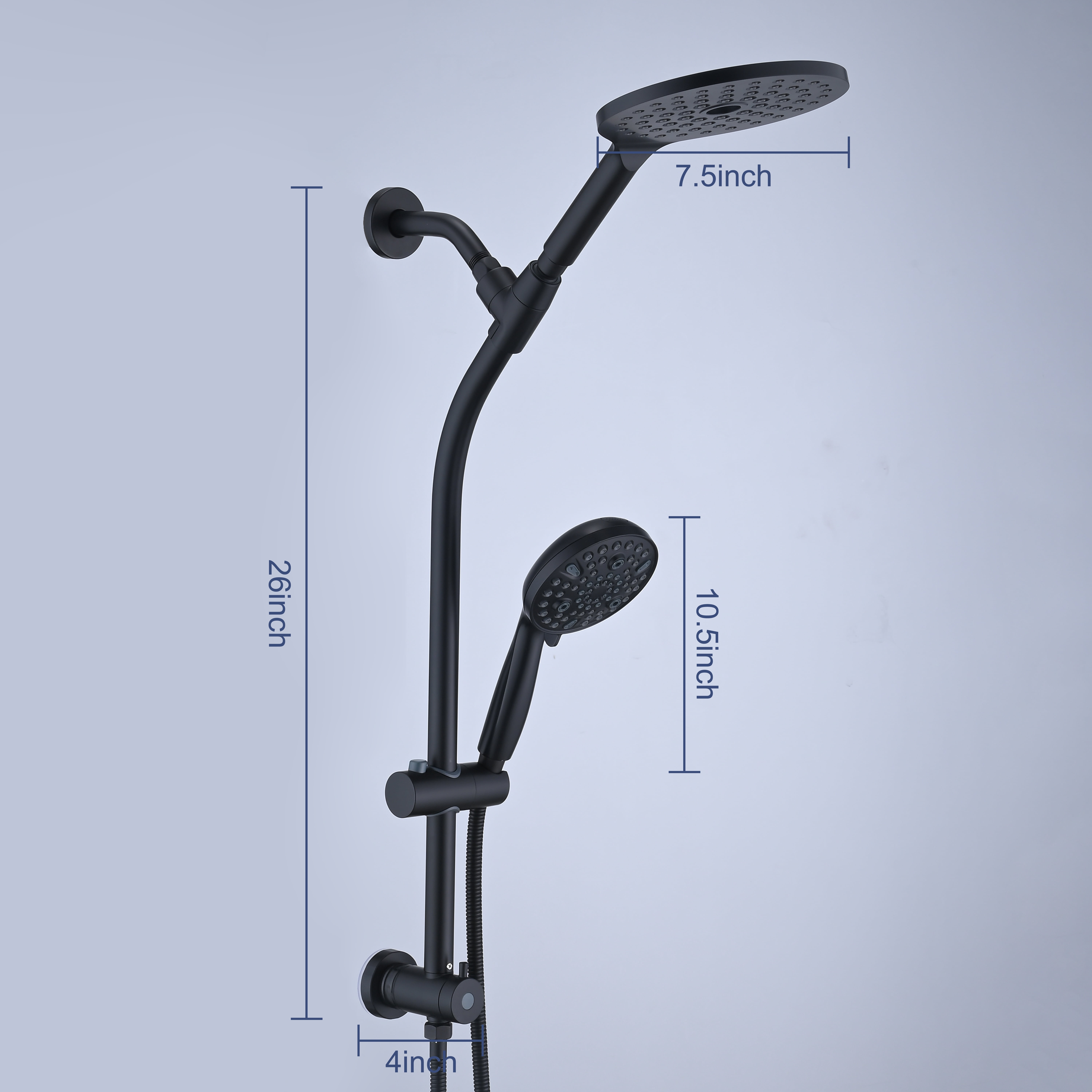 Full Shower System with Handheld Showerhead