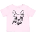 thumbnail image 3 of Inktastic French Bulldog Portrait Boys or Girls Toddler T-Shirt, 3 of 5