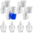 thumbnail image 1 of 4 Pcs Wall Fragrance Oil Plug In Diffuser Rotary Design Empty Bottles Home Office Scent, 1 of 7