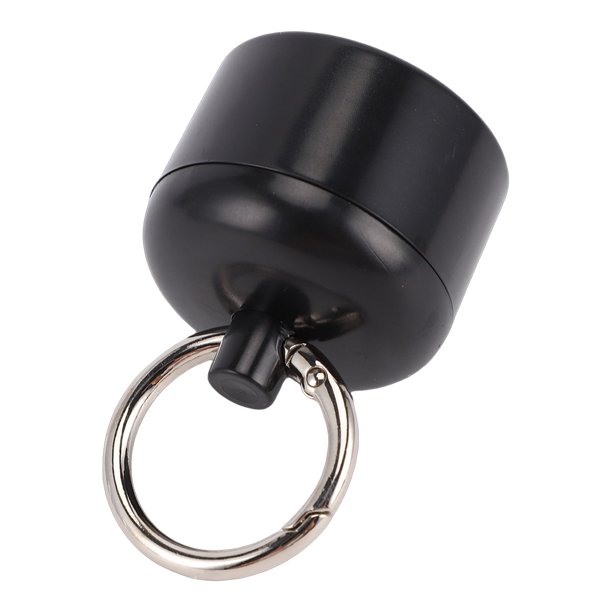 Joyero De Viaje Para Joyería, Estuche Para Anillos, Organizador De Almacenamiento Portátil Pequeño Con Llavero, Color Negro