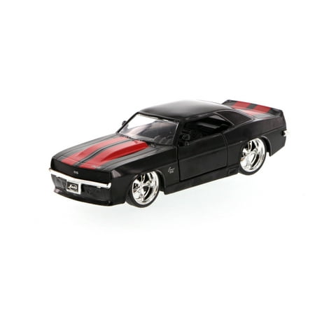 1969 Chevy Camaro, Black w/red stripes -  96949 - 1/32 scale Diecast Model Toy Car (Brand New, but NOT IN